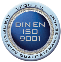 DIN EN ISO 9001 Zertifikat – Siegel