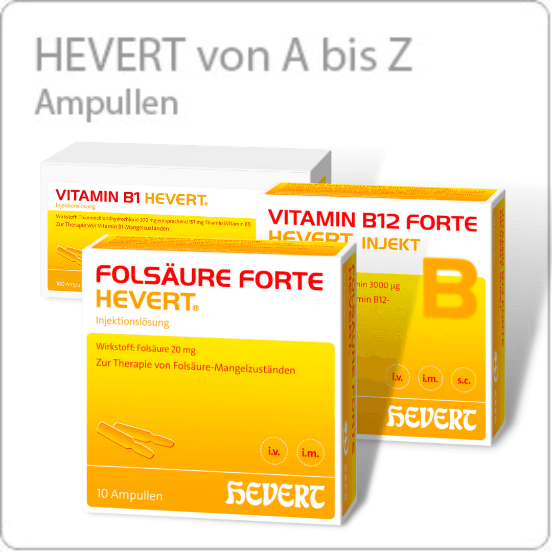 Hevert Vitamin- und Folsäure-Ampullen