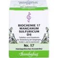 BIOCHEMIE 17 Manganum sulfuricum D 6 Tabletten – Bild 1