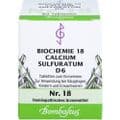 BIOCHEMIE 18 Calcium sulfuratum D 6 Tabletten – Bild 1
