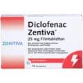 DICLOFENAC Zentiva 25 mg Filmtabletten – Bild 1