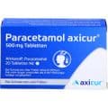 PARACETAMOL axicur 500 mg Tabletten – Bild 1