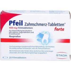 PFEIL Zahnschmerz-Tabletten forte Filmtabletten