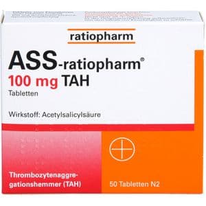 ASS-ratiopharm 100 mg TAH Tabletten