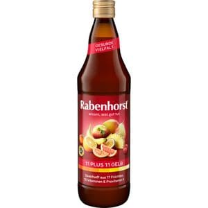 RABENHORST 11 Plus 11 Multivitaminmehrfr.Saft gelb