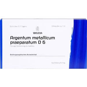 ARGENTUM METALLICUM praeparatum D 6 Ampullen