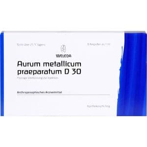 AURUM METALLICUM PRAEPARATUM D 30 Ampullen