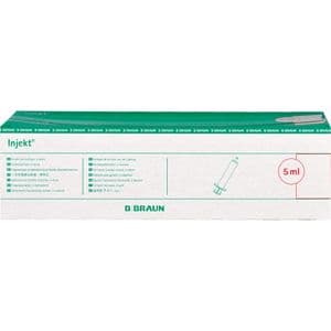 INJEKT Solo Spritze 5 ml Luer exzentrisch PVC-frei