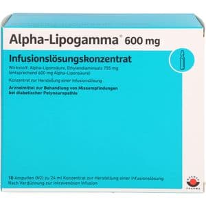ALPHA-LIPOGAMMA 600 mg Infusionslösungskonz.