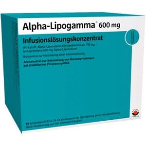 ALPHA-LIPOGAMMA 600 mg Infusionslösungskonz.