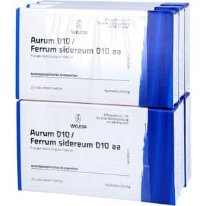 AURUM D 10/Ferrum sidereum D 10 aa Ampullen