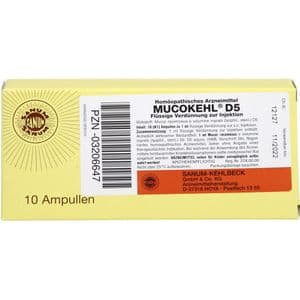MUCOKEHL D 5 Ampullen