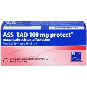 ASS TAD 100 mg protect magensaftres.Filmtabletten