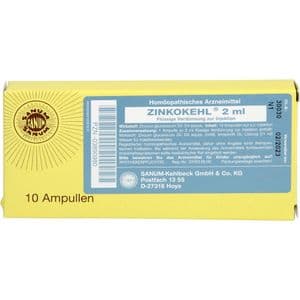 ZINKOKEHL D 4 Ampullen