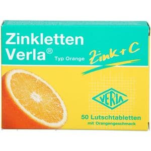 ZINKLETTEN Verla Orange Lutschtabletten