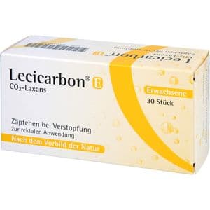 LECICARBON E CO2 Laxans Erwachsenensuppositorien