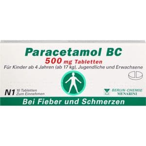 PARACETAMOL BC 500 mg Tabletten