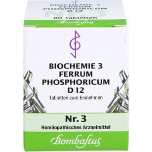 BIOCHEMIE 3 Ferrum phosphoricum D 12 Tabletten