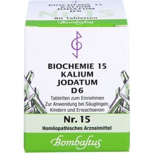 BIOCHEMIE 15 Kalium jodatum D 6 Tabletten
