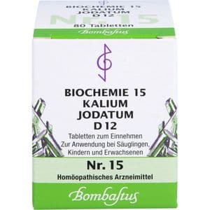BIOCHEMIE 15 Kalium jodatum D 12 Tabletten