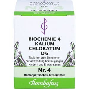 BIOCHEMIE 4 Kalium chloratum D 6 Tabletten