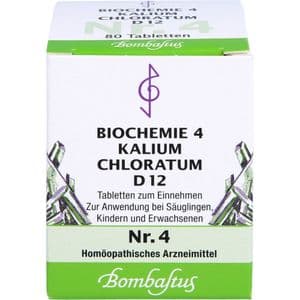 BIOCHEMIE 4 Kalium chloratum D 12 Tabletten