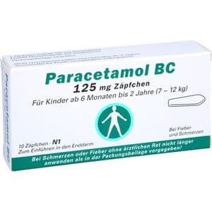PARACETAMOL BC 125 mg Suppositorien