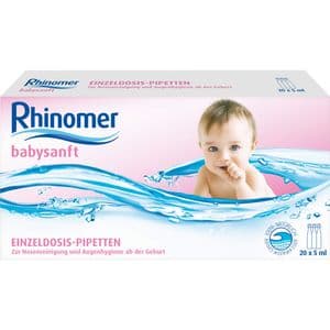 RHINOMER babysanft Meerwasser 5ml Einzeldosispip.