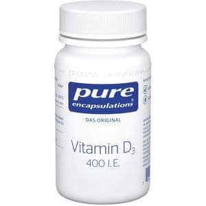 PURE ENCAPSULATIONS Vitamin D3 400 I.E. Kapseln
