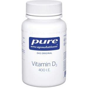 PURE ENCAPSULATIONS Vitamin D3 400 I.E. Kapseln