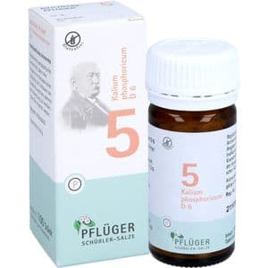 BIOCHEMIE Pflüger 5 Kalium phosphoricum D 6 Tabl.