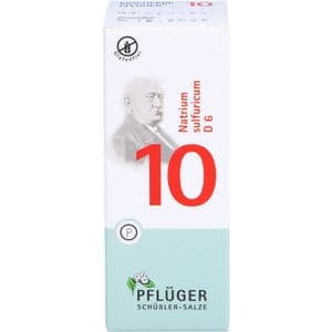 BIOCHEMIE Pflüger 10 Natrium sulfuricum D 6 Tabl.