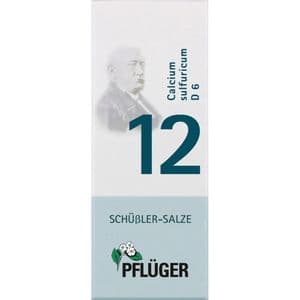 BIOCHEMIE Pflüger 12 Calcium sulfuricum D 6 Tabl.