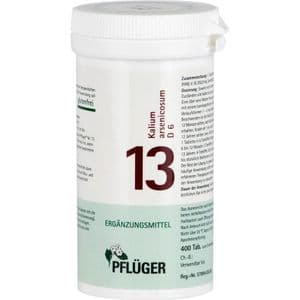 BIOCHEMIE Pflüger 13 Kalium arsenicosum D 6 Tabl.