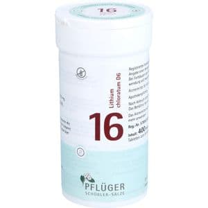 BIOCHEMIE Pflüger 16 Lithium chloratum D 6 Tabl.