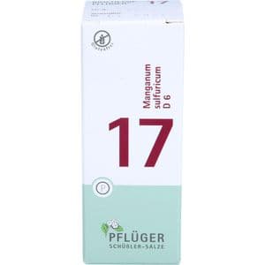 BIOCHEMIE Pflüger 17 Manganum sulfuricum D 6 Tabl.