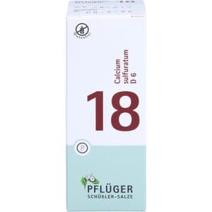 BIOCHEMIE Pflüger 18 Calcium sulfuratum D 6 Tabl.