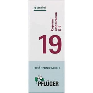 BIOCHEMIE Pflüger 19 Cuprum arsenicosum D 6 Tabl.