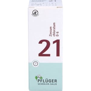 BIOCHEMIE Pflüger 21 Zincum chloratum D 6 Tabl.