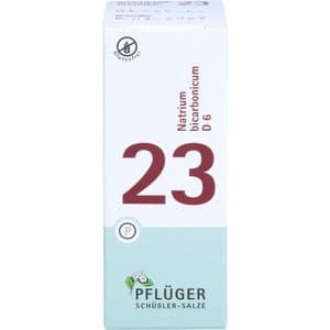 BIOCHEMIE Pflüger 23 Natrium bicarbonicum D 6 Tab.
