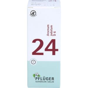 BIOCHEMIE Pflüger 24 Arsenum jodatum D 6 Tabletten