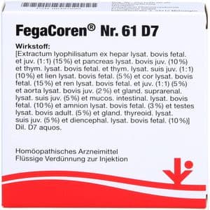 FEGACOREN Nr.61 D 7 Ampullen