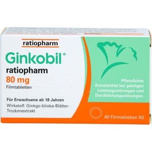 GINKOBIL-ratiopharm 80 mg Filmtabletten