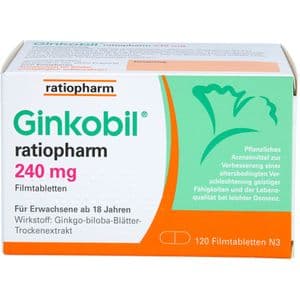 GINKOBIL-ratiopharm 240 mg Filmtabletten