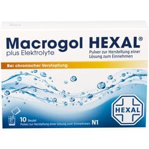 MACROGOL HEXAL plus Elektrolyte Plv.z.H.e.L.z.E.