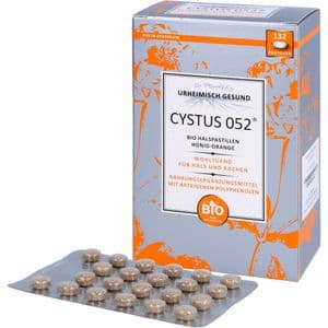 CYSTUS 052 Bio Halspastillen Honig Orange