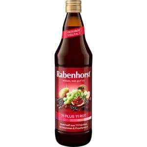 RABENHORST 11 Plus 11 Multivitaminmehrfr.Saft rot