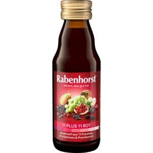 RABENHORST 11 Plus 11 Multivitaminmehrfr.Saft rot