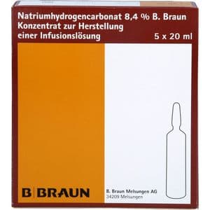 NATRIUMHYDROGENCARBONAT B.Braun 8,4% Glas