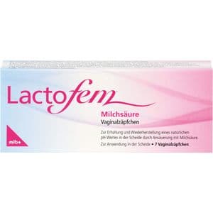LACTOFEM Milchsäure Vaginalzäpfchen